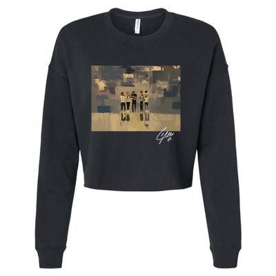 Liam Payne Choose Love Cropped Pullover Crew