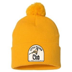 Little Pecker Club Pom Pom 12in Knit Beanie