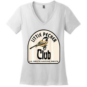 Little Pecker Club Women's V-Neck T-Shirt