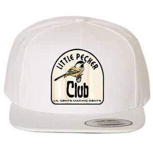 Little Pecker Club Wool Snapback Cap