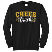 Loud Proud Cheer Coach Yellow Pom Poms Cheerleader Women Tall Sweatshirt