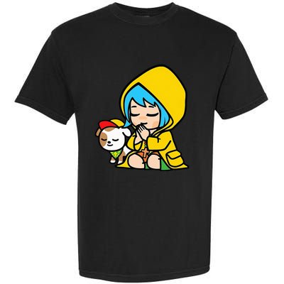 Luce Praying Catholic Pilgrim Vatican Anime Mascot 2025 Garment-Dyed Heavyweight T-Shirt