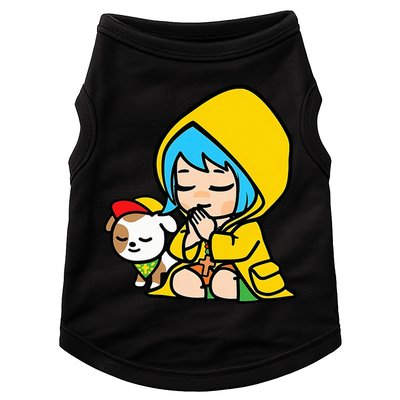 Luce Praying Catholic Pilgrim Vatican Anime Mascot 2025 Doggie Tank