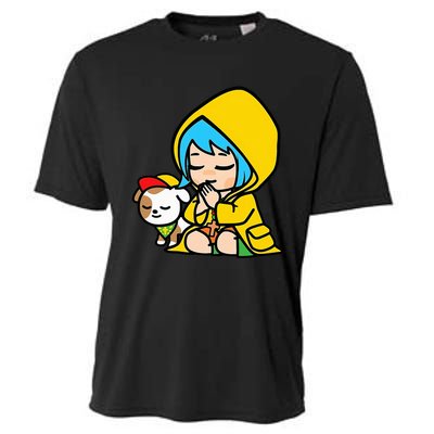 Luce Praying Catholic Pilgrim Vatican Anime Mascot 2025 Cooling Performance Crew T-Shirt