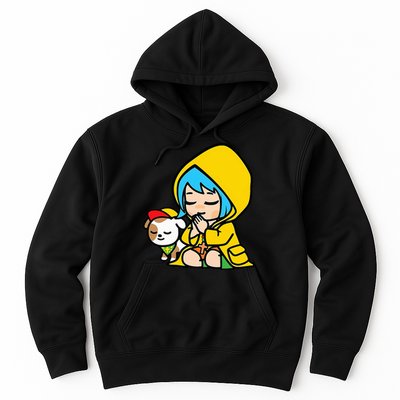 Luce Praying Catholic Pilgrim Vatican Anime Mascot 2025 Hoodie