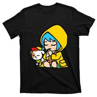 Luce Praying Catholic Pilgrim Vatican Anime Mascot 2025 T-Shirt