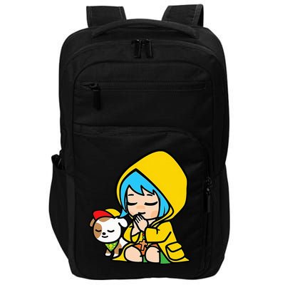Luce Praying Catholic Pilgrim Vatican Anime Mascot 2025 Impact Tech Backpack