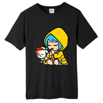 Luce Praying Catholic Pilgrim Vatican Anime Mascot 2025 Tall Fusion ChromaSoft Performance T-Shirt