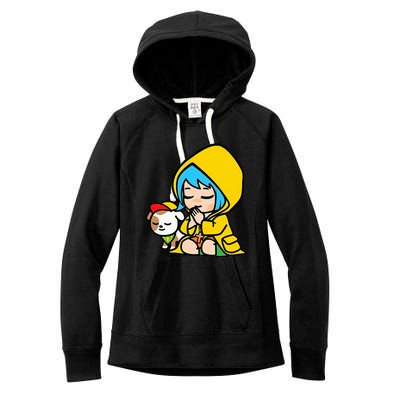 Luce Praying Catholic Pilgrim Vatican Anime Mascot 2025 Women's Fleece Hoodie