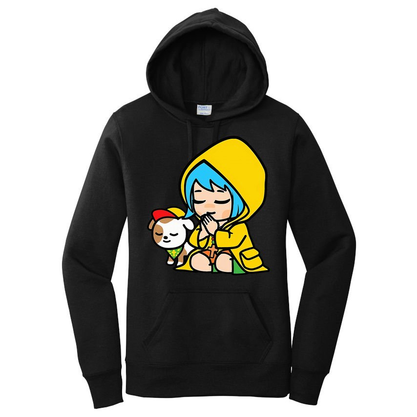 Luce Praying Catholic Pilgrim Vatican Anime Mascot 2025 Women's Pullover Hoodie