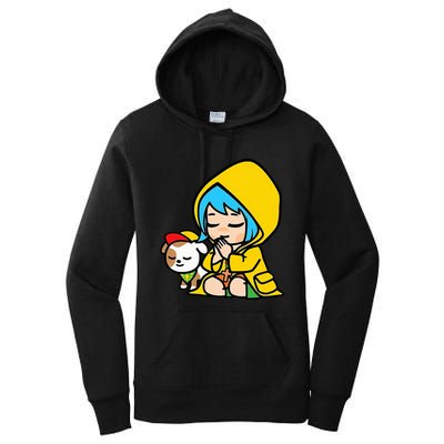 Luce Praying Catholic Pilgrim Vatican Anime Mascot 2025 Women's Pullover Hoodie