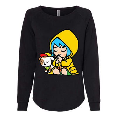 Luce Praying Catholic Pilgrim Vatican Anime Mascot 2025 Womens California Wash Sweatshirt