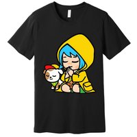 Luce Praying Catholic Pilgrim Vatican Anime Mascot 2025 Premium T-Shirt