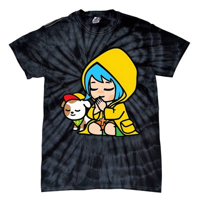 Luce Praying Catholic Pilgrim Vatican Anime Mascot 2025 Tie-Dye T-Shirt