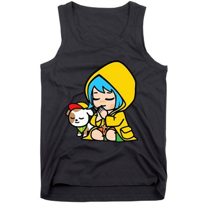 Luce Praying Catholic Pilgrim Vatican Anime Mascot 2025 Tank Top