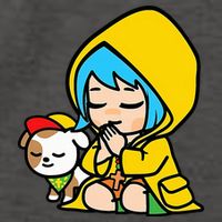 Luce Praying Catholic Pilgrim Vatican Anime Mascot 2025 Vector Backpack