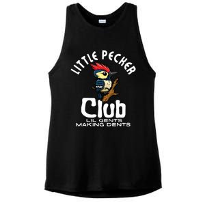 Little Pecker Club Lil Gents Making Dents Funny Ladies PosiCharge Tri-Blend Wicking Tank