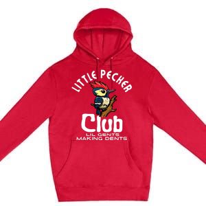 Little Pecker Club Lil Gents Making Dents Funny Premium Pullover Hoodie