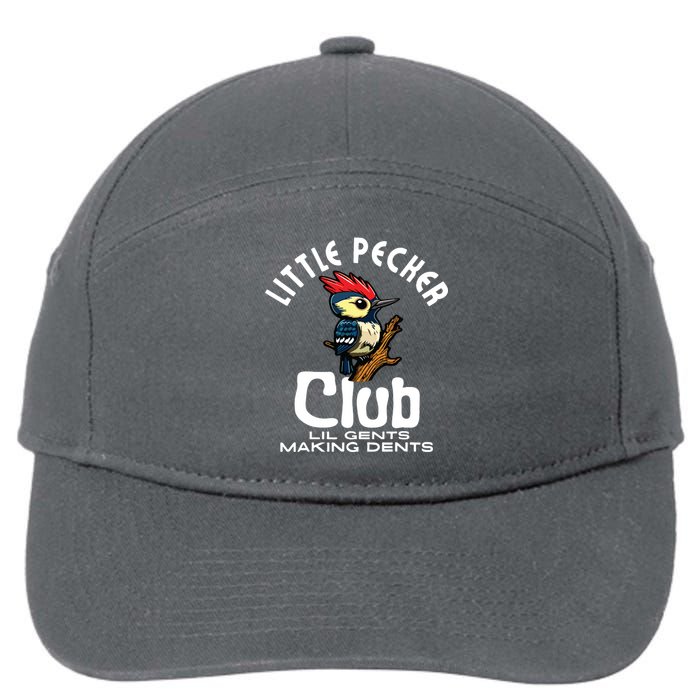 Little Pecker Club Lil Gents Making Dents Funny 7-Panel Snapback Hat