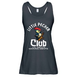 Little Pecker Club Lil Gents Making Dents Funny Ladies Essential Flowy Tank