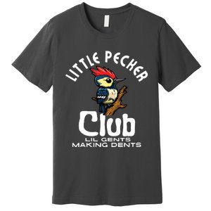 Little Pecker Club Lil Gents Making Dents Funny Premium T-Shirt