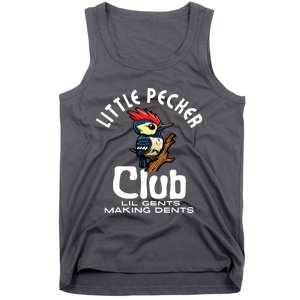 Little Pecker Club Lil Gents Making Dents Funny Tank Top