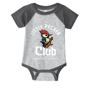 Little Pecker Club Lil Gents Making Dents Funny Infant Baby Jersey Bodysuit