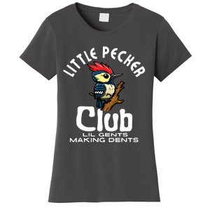 Little Pecker Club Lil Gents Making Dents Funny Women's T-Shirt