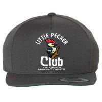 Little Pecker Club Lil Gents Making Dents Funny Wool Snapback Cap