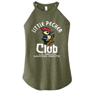 Little Pecker Club Lil Gents Making Dents Funny Women's Perfect Tri Rocker Tank