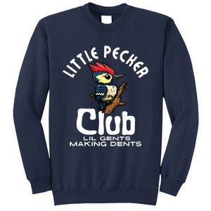 Little Pecker Club Lil Gents Making Dents Funny Sweatshirt