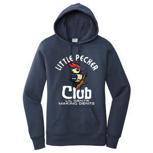 Little Pecker Club Lil Gents Making Dents Funny Women's Pullover Hoodie