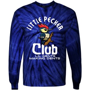 Little Pecker Club Lil Gents Making Dents Funny Tie-Dye Long Sleeve Shirt