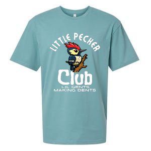 Little Pecker Club Lil Gents Making Dents Funny Sueded Cloud Jersey T-Shirt