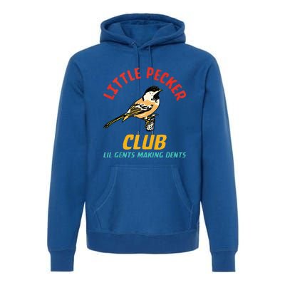 Little Pecker Club Lil Gents Making Dents Premium Hoodie