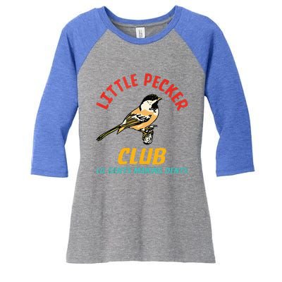 Little Pecker Club Lil Gents Making Dents Women's Tri-Blend 3/4-Sleeve Raglan Shirt