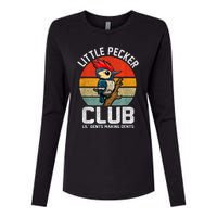 Little Pecker Club Lil Gents Making Dents Funny Womens Cotton Relaxed Long Sleeve T-Shirt