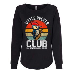 Little Pecker Club Lil Gents Making Dents Funny Womens California Wash Sweatshirt