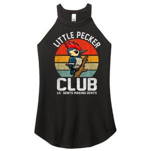 Little Pecker Club Lil Gents Making Dents Funny Women's Perfect Tri Rocker Tank