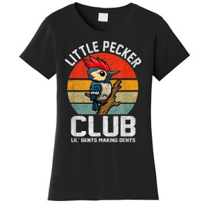 Little Pecker Club Lil Gents Making Dents Funny Women's T-Shirt