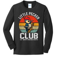 Little Pecker Club Lil Gents Making Dents Funny Kids Long Sleeve Shirt