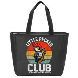 Little Pecker Club Lil Gents Making Dents Funny Zip Tote Bag