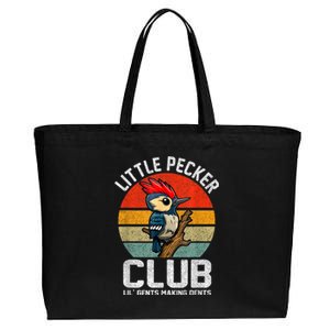 Little Pecker Club Lil Gents Making Dents Funny Cotton Canvas Jumbo Tote