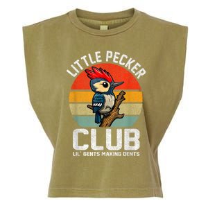 Little Pecker Club Lil Gents Making Dents Funny Garment-Dyed Women's Muscle Tee