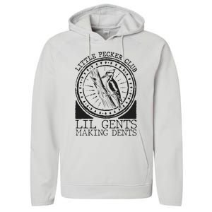 Little Pecker Club Lil Gents Making Dents Performance Fleece Hoodie