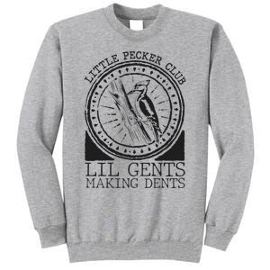 Little Pecker Club Lil Gents Making Dents Tall Sweatshirt