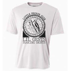 Little Pecker Club Lil Gents Making Dents Cooling Performance Crew T-Shirt