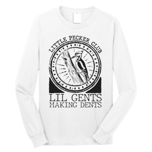 Little Pecker Club Lil Gents Making Dents Long Sleeve Shirt