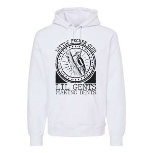 Little Pecker Club Lil Gents Making Dents Premium Hoodie