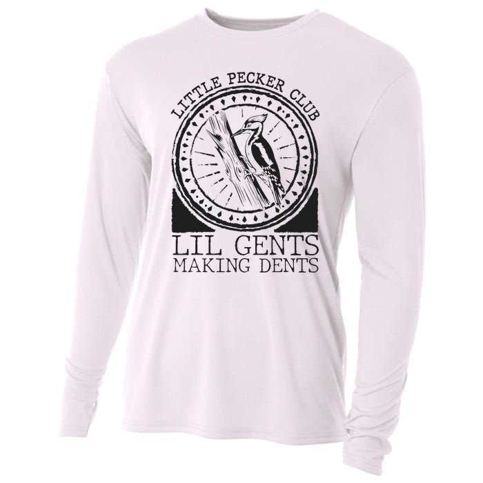 Little Pecker Club Lil Gents Making Dents Cooling Performance Long Sleeve Crew